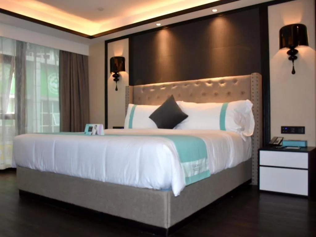 Bed in Xana Hotelle Zhuhai Gongbei Port