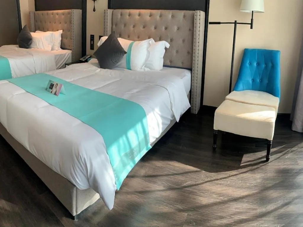 Bed in Xana Hotelle Zhuhai Gongbei Port