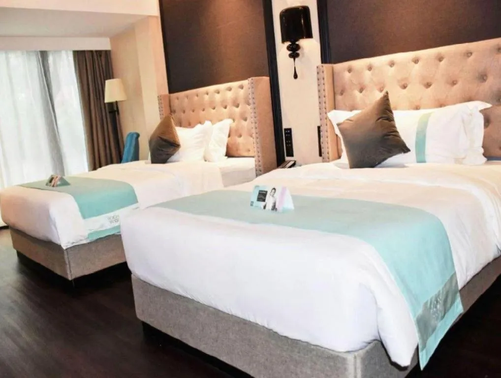 Bed in Xana Hotelle Zhuhai Gongbei Port