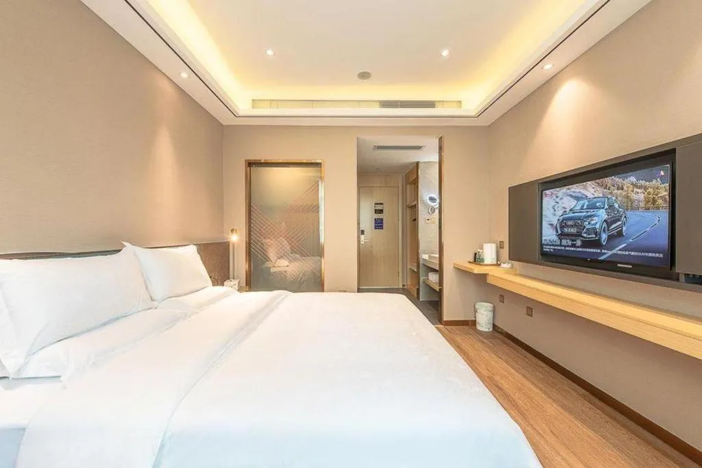 Bed in Zmax Hotel Guangzhou Railway Station