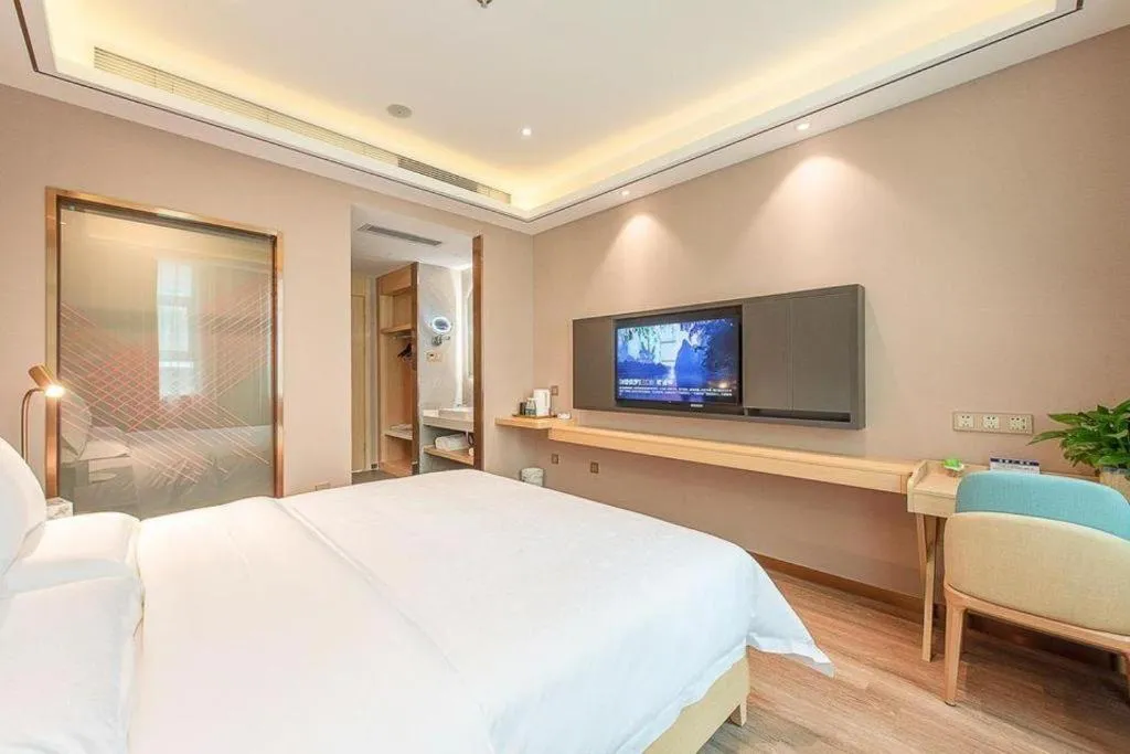 Bed in Zmax Hotel Guangzhou Railway Station