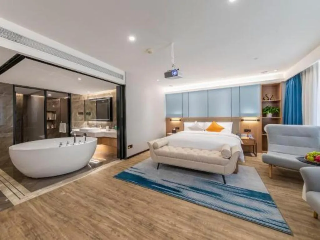 Bed in YUN-RAY Ambassador Hotel