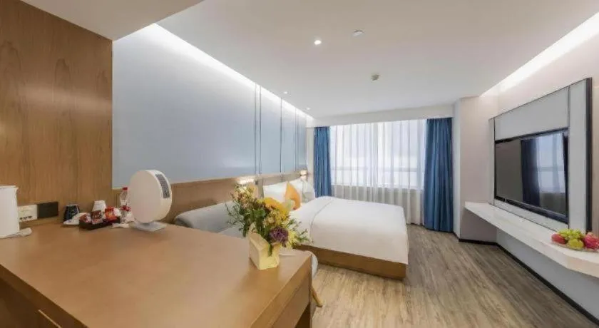 Bed in YUN-RAY Ambassador Hotel