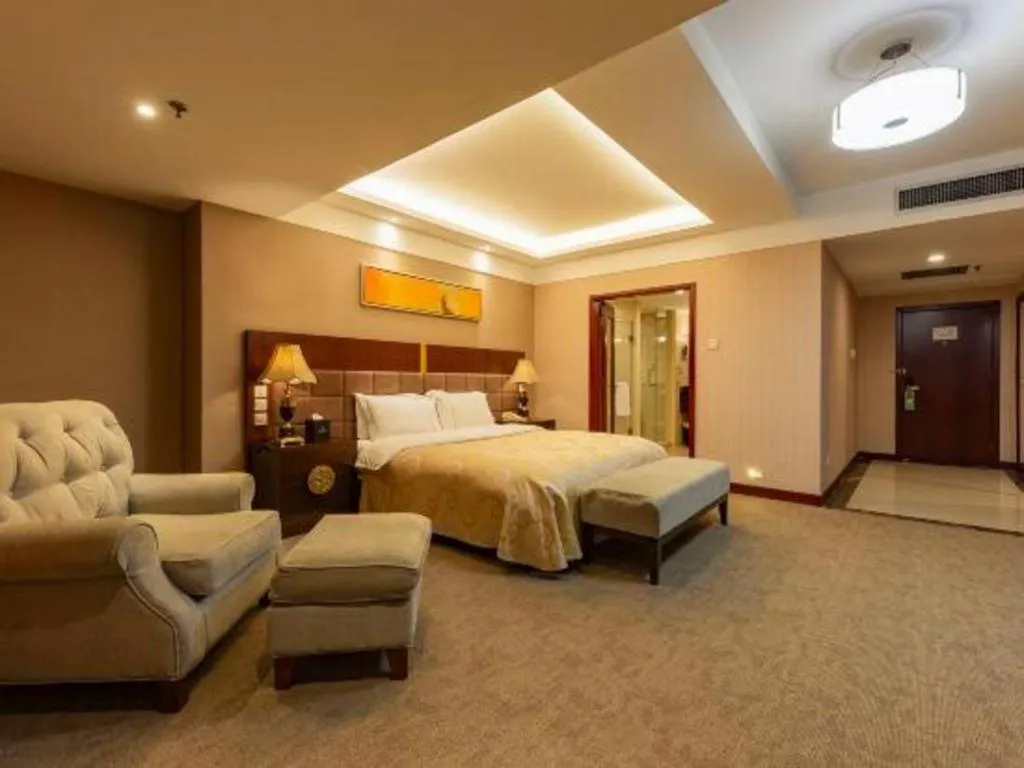 Bed in YUN-RAY Ambassador Hotel