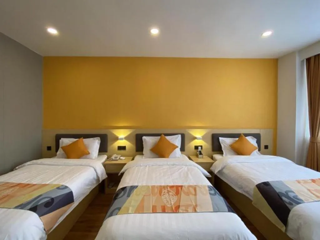 Bed in Shell Hotel Yinchuan Xingqing District Yuhuangge Street