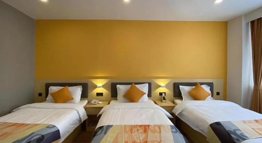 Bed in Shell Hotel Yinchuan Xingqing District Yuhuangge Street