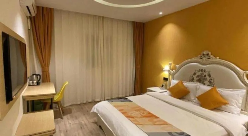 Bed in Shell Hotel Yinchuan Xingqing District Yuhuangge Street