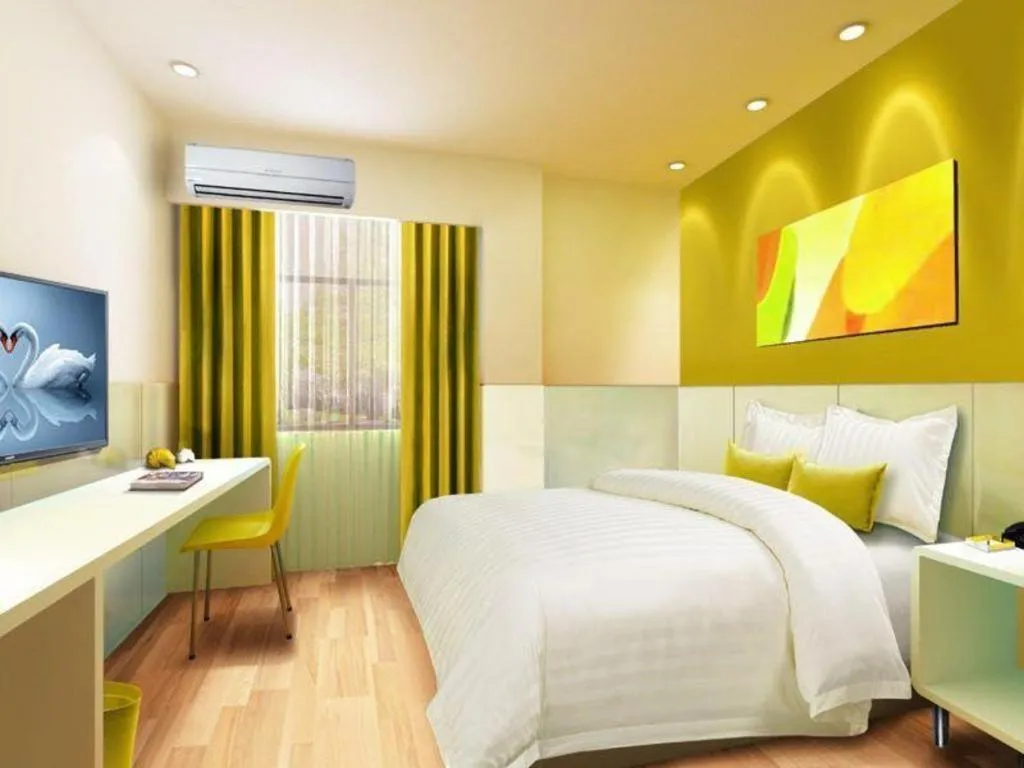 Bed in Shell Hotel Yinchuan Xingqing District Yuhuangge Street