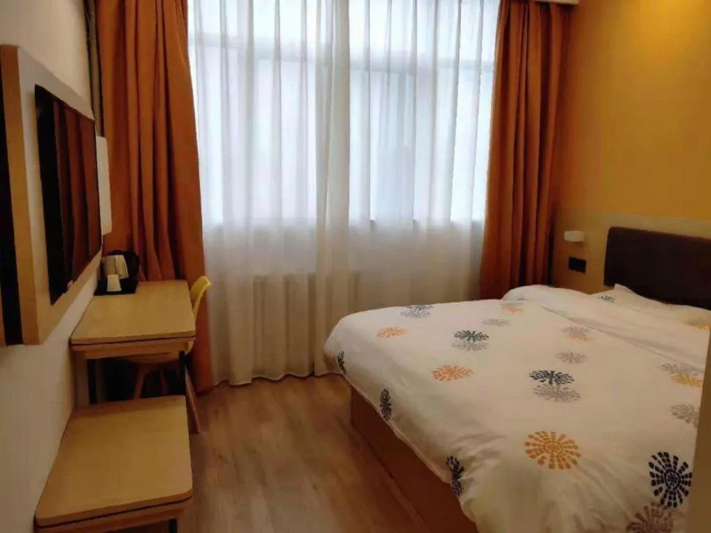 Bed in Shell Hotel Yinchuan Xingqing District Yuhuangge Street