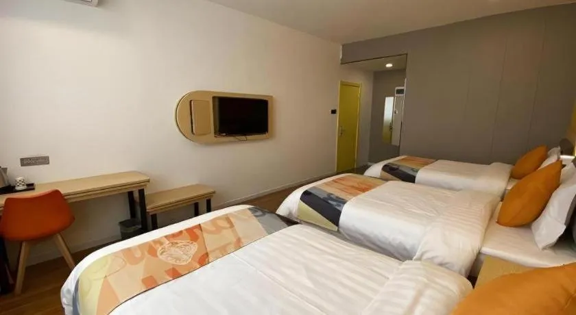 Bed in Shell Hotel Yinchuan Xingqing District Yuhuangge Street