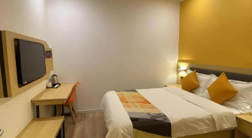 Bed in Shell Hotel Yinchuan Xingqing District Yuhuangge Street