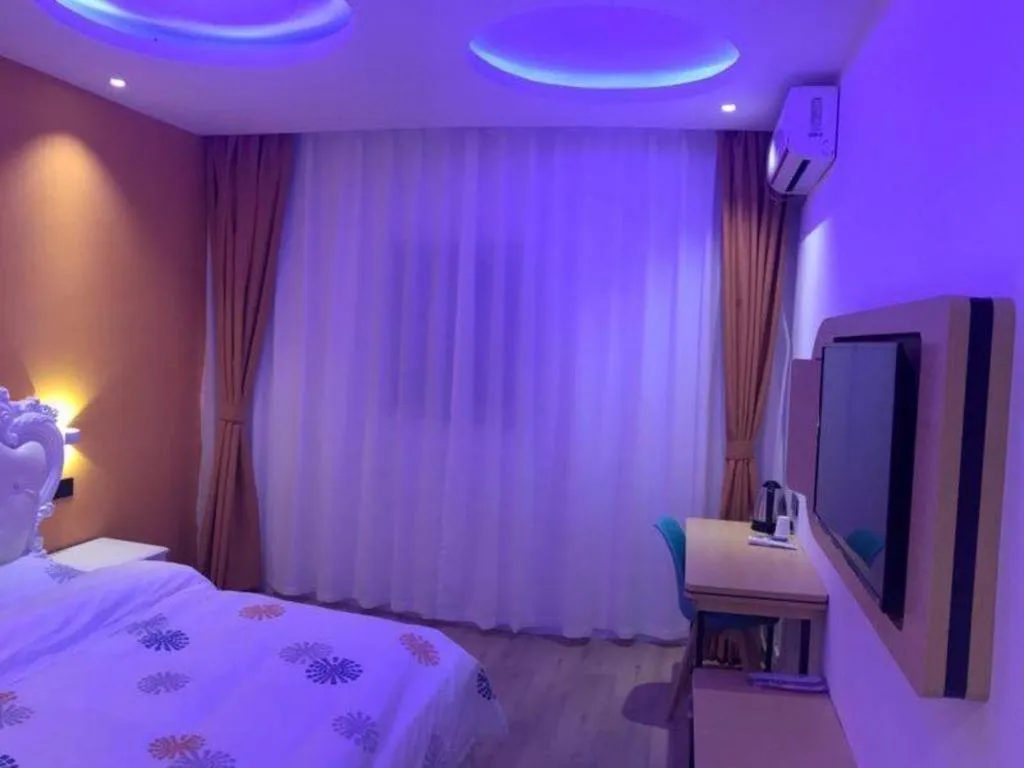 Bed in Shell Hotel Yinchuan Xingqing District Yuhuangge Street