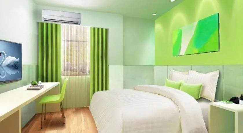 Bed in Shell Hotel Yinchuan Xingqing District Yuhuangge Street