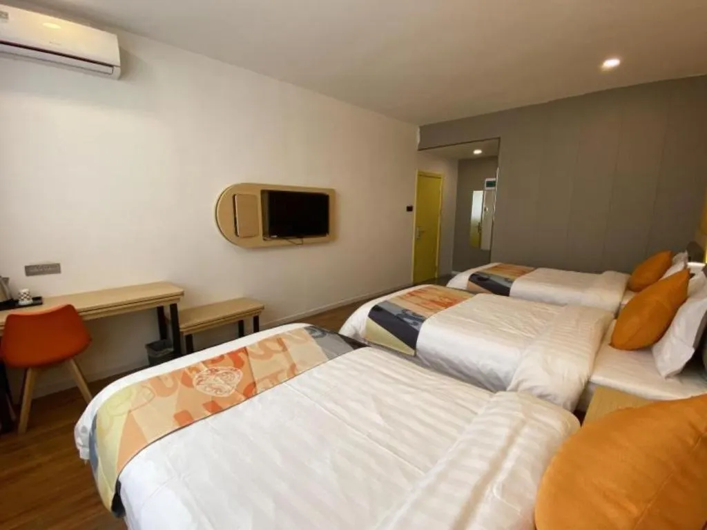 Bed in Shell Hotel Yinchuan Xingqing District Yuhuangge Street