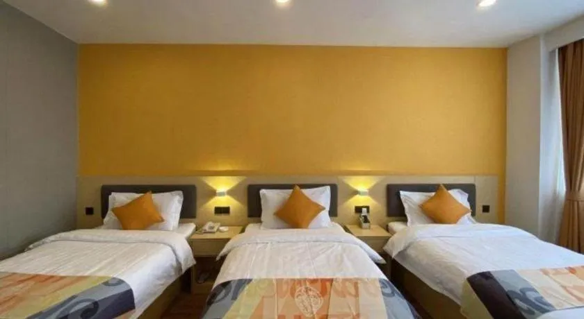 Bed in Shell Hotel Yinchuan Xingqing District Yuhuangge Street