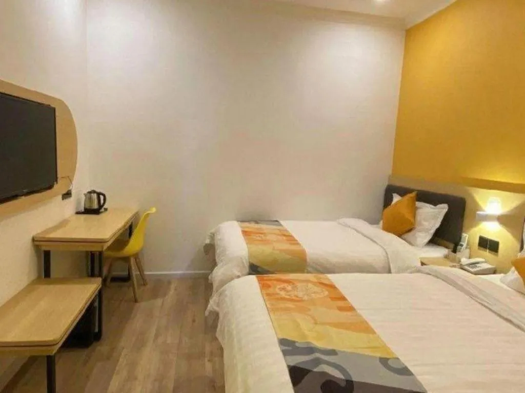 Bed in Shell Hotel Yinchuan Xingqing District Yuhuangge Street