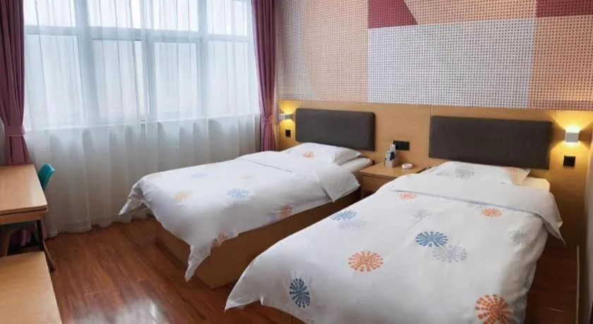 Bed in Shell Hotel Yinchuan Xingqing District Yuhuangge Street