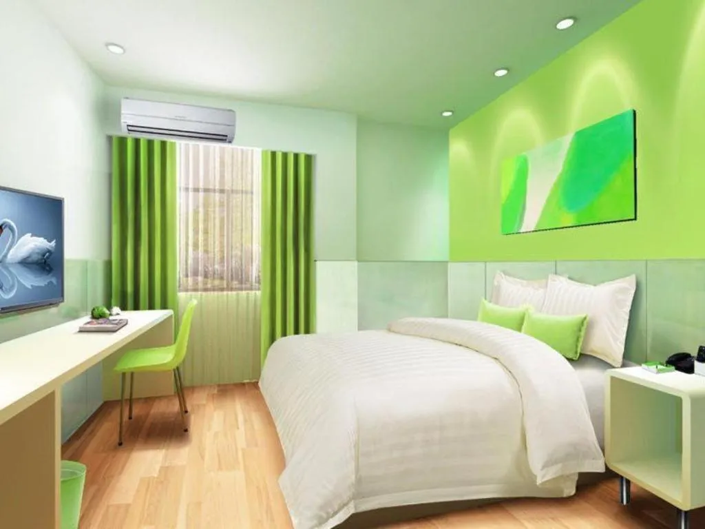 Bed in Shell Hotel Yinchuan Xingqing District Yuhuangge Street