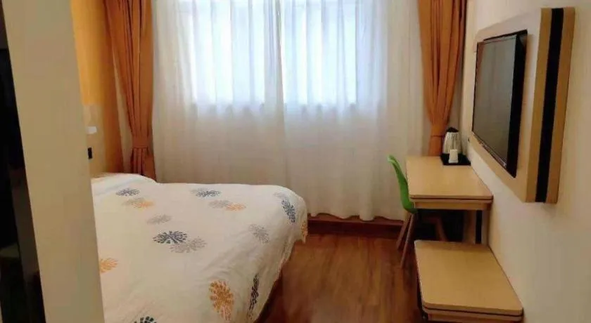 Bed in Shell Hotel Yinchuan Xingqing District Yuhuangge Street