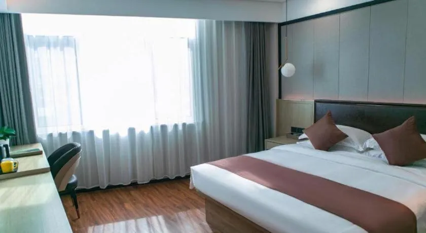 Bed in Gya Hotel Tangshan Caofeidian District Gongji Road