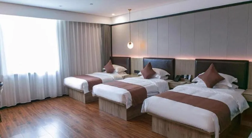 Bed in Gya Hotel Tangshan Caofeidian District Gongji Road