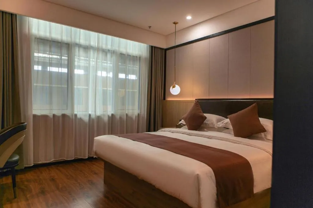 Bed in Gya Hotel Tangshan Caofeidian District Gongji Road