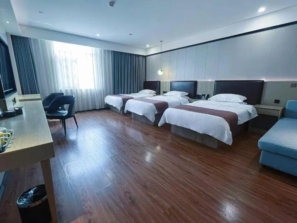 Bed in Gya Hotel Tangshan Caofeidian District Gongji Road