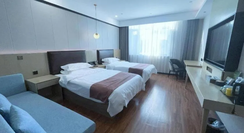 Bed in Gya Hotel Tangshan Caofeidian District Gongji Road