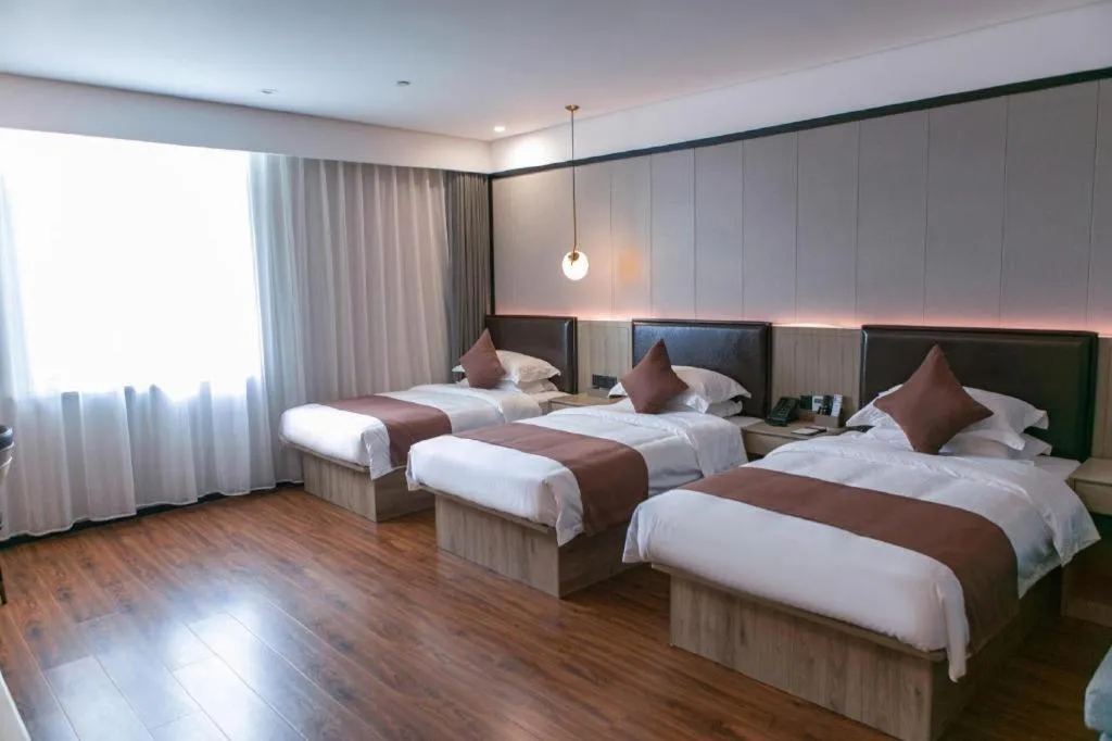 Bed in Gya Hotel Tangshan Caofeidian District Gongji Road