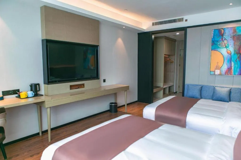 Bed in Gya Hotel Tangshan Caofeidian District Gongji Road