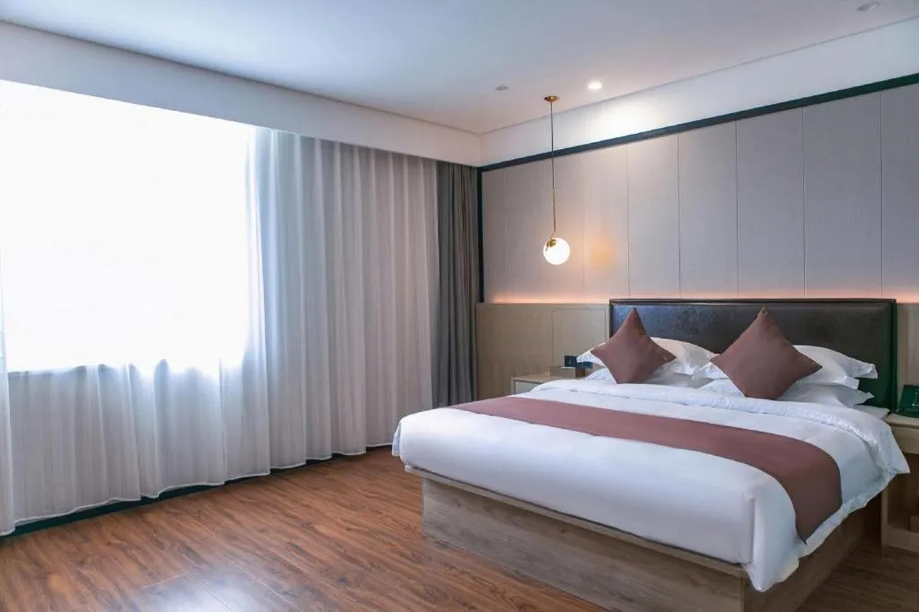 Bed in Gya Hotel Tangshan Caofeidian District Gongji Road