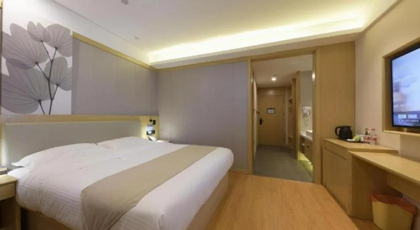 Bed in GreenTree Inn Express Hebei Tangshan Caofeidian Industrial Park 11 Plus Bus Station