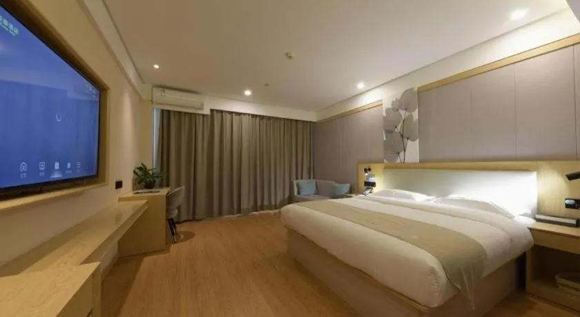 Bed in GreenTree Inn Express Hebei Tangshan Caofeidian Industrial Park 11 Plus Bus Station
