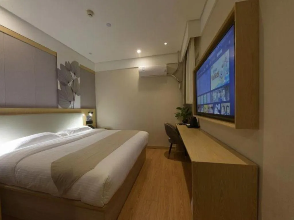 Bed in GreenTree Inn Express Hebei Tangshan Caofeidian Industrial Park 11 Plus Bus Station