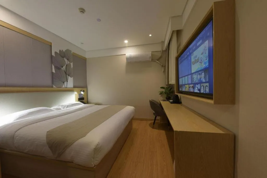 Bed in GreenTree Inn Express Hebei Tangshan Caofeidian Industrial Park 11 Plus Bus Station