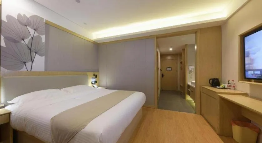 Bed in GreenTree Inn Express Hebei Tangshan Caofeidian Industrial Park 11 Plus Bus Station