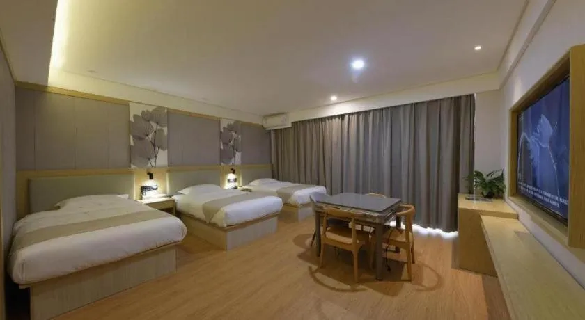 Bed in GreenTree Inn Express Hebei Tangshan Caofeidian Industrial Park 11 Plus Bus Station