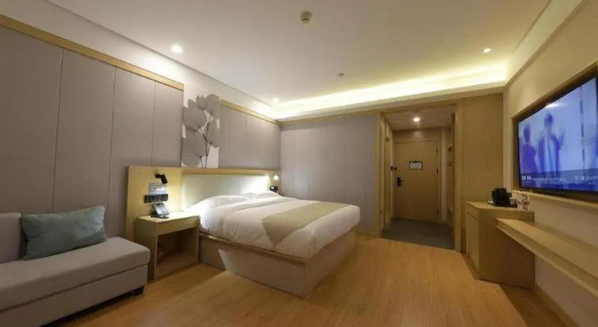 Bed in GreenTree Inn Express Hebei Tangshan Caofeidian Industrial Park 11 Plus Bus Station