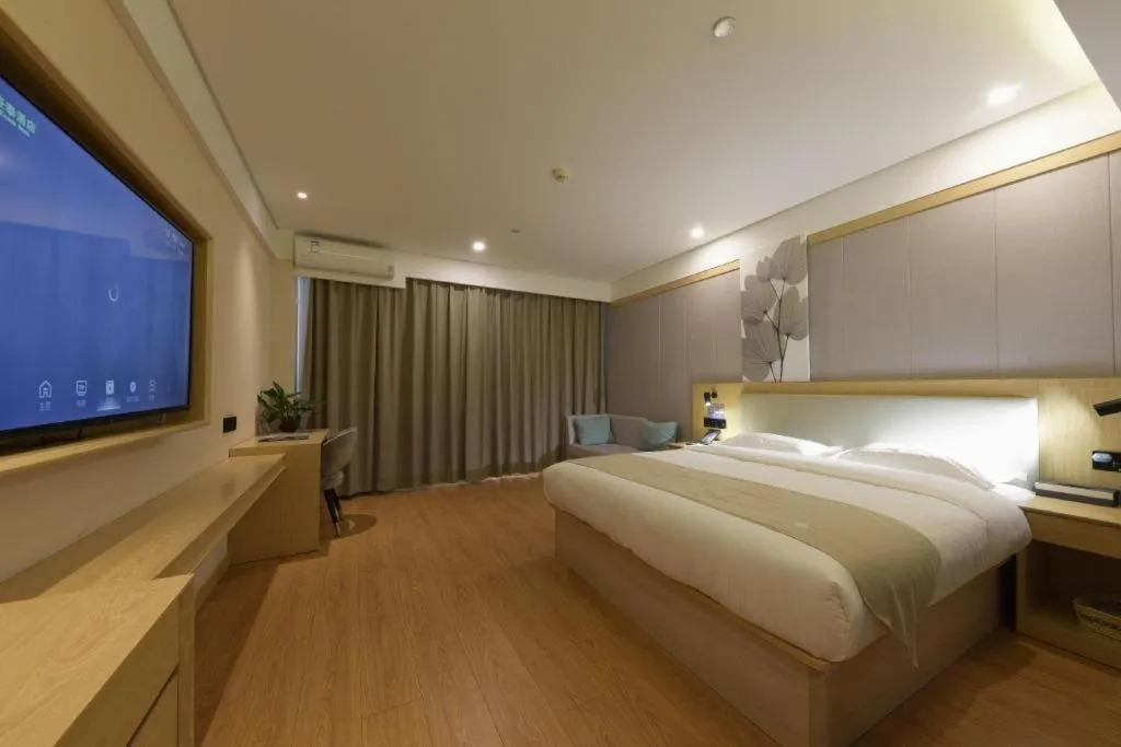 Bed in GreenTree Inn Express Hebei Tangshan Caofeidian Industrial Park 11 Plus Bus Station