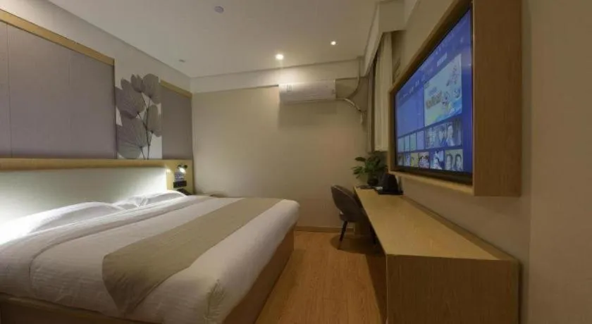 Bed in GreenTree Inn Express Hebei Tangshan Caofeidian Industrial Park 11 Plus Bus Station