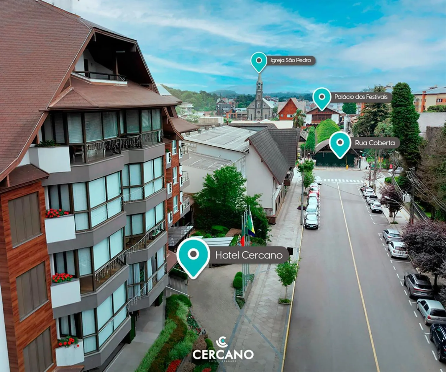 Property building in Hotel Cercano