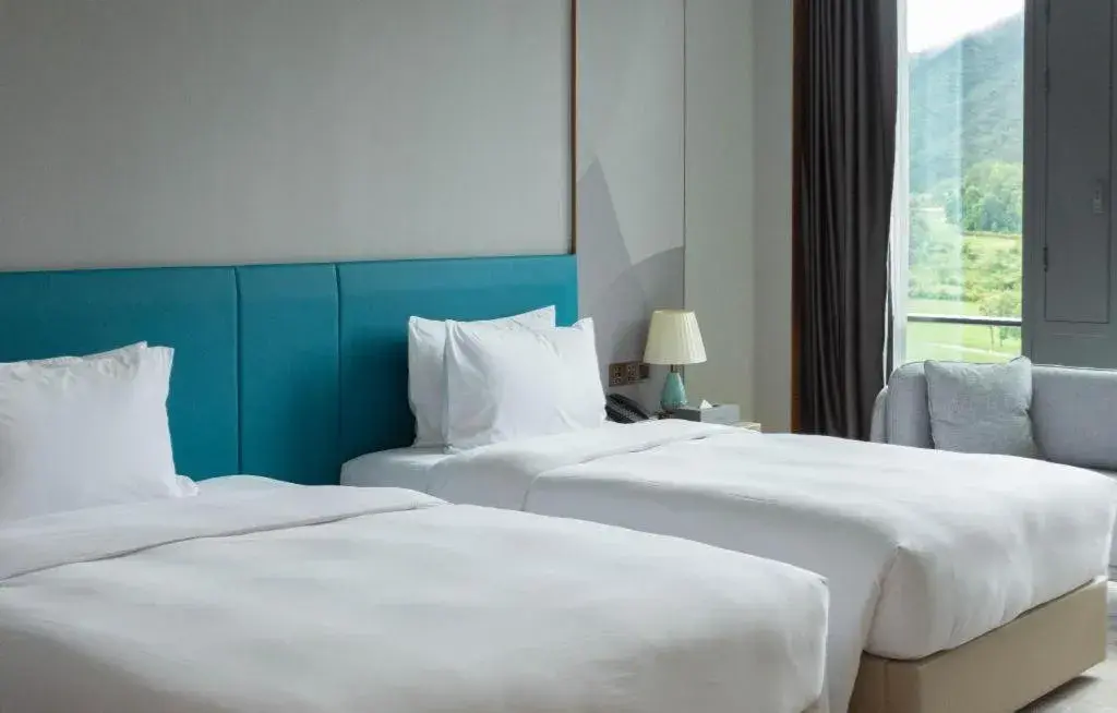 Bed in Zhuhai Hongsanyi Hotel Bed in Zhuhai Hongsanyi Hotel