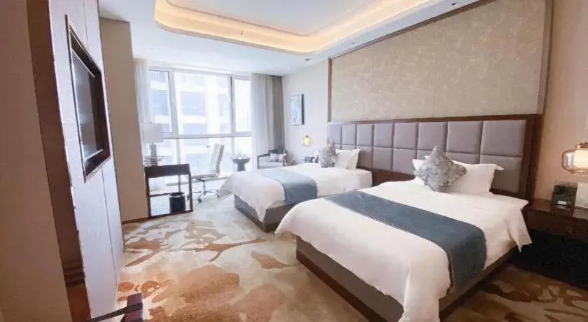 Bed in Qingdao Hualan Hotel Bed in Qingdao Hualan Hotel