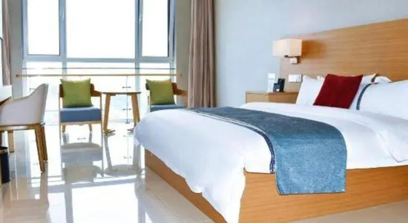 Bed in Qingdao Hualan Hotel Bed in Qingdao Hualan Hotel