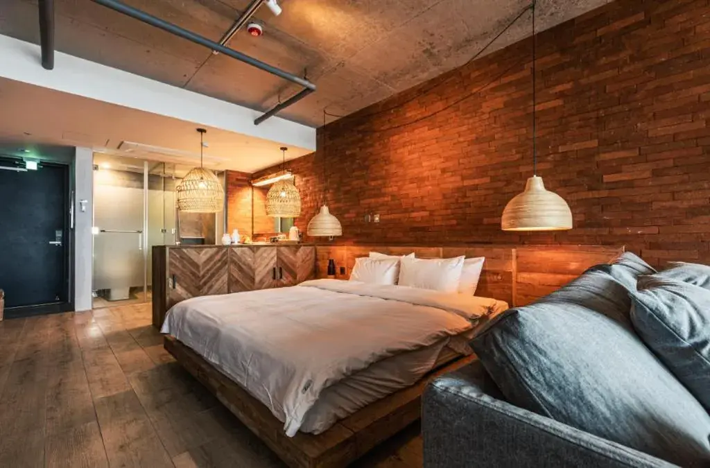 Bed in Tropical Hideaway Bed in Tropical Hideaway