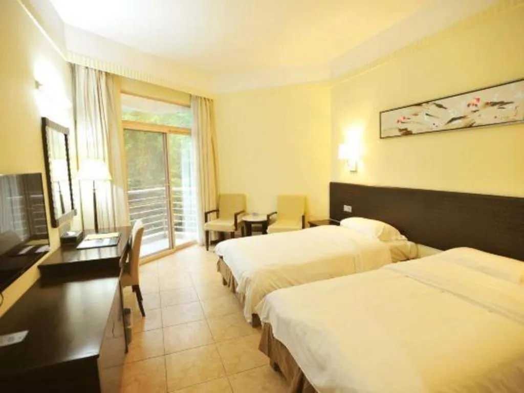 Bed in ZTE Hotel Shenzhen