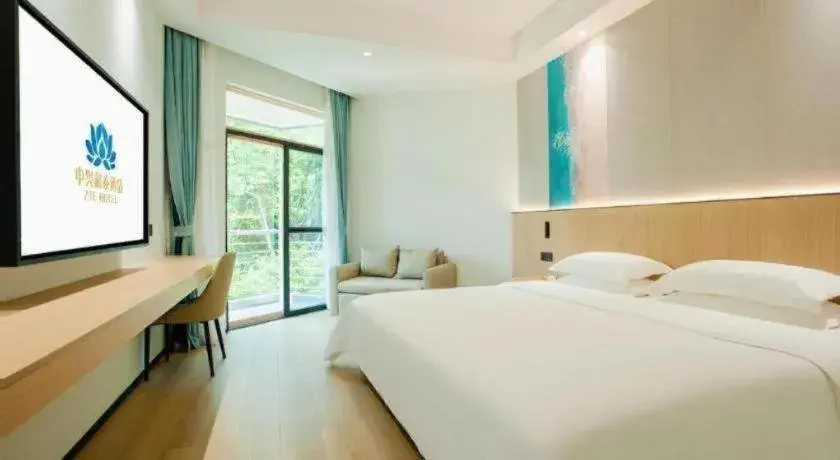 Bed in ZTE Hotel Shenzhen Bed in ZTE Hotel Shenzhen