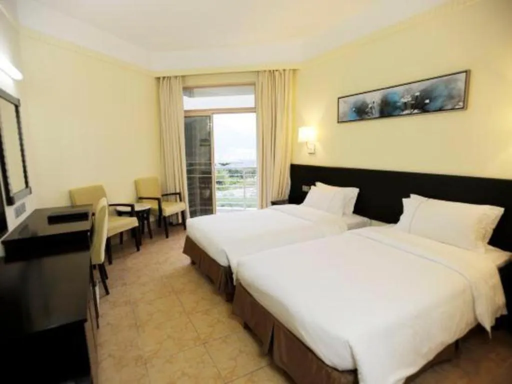 Bed in ZTE Hotel Shenzhen