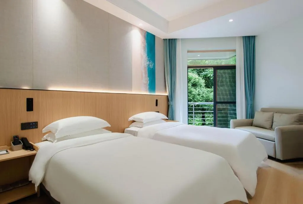 Bed in ZTE Hotel Shenzhen