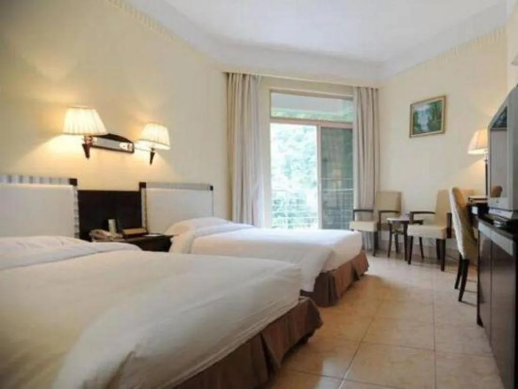 Bed in ZTE Hotel Shenzhen